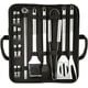 thumbnail image 1 of Utensilios para barbacoa, kit de accesorios para barbacoa de 20 piezas, herramienta para barbacoa de acero inoxidable, accesorio completo de primera calidad, utensilios para barbacoa al aire, 1 of 5