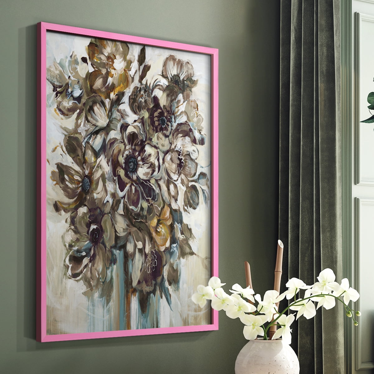 Wild At Heart VI Framed Print in Pink Solid Wood 8 x 10 Framed Print