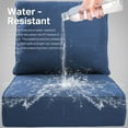 thumbnail image 4 of Opohoro Outdoor Deep Seat Cushion Set, 24"x22"x6", Water Resistant & UV Resistant Comfortable Furniture Cushions for Patio Chair, Sofa, Loveseat, 4 of 12