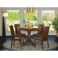 thumbnail image 4 of East West Furniture Dining Room Set Mahogany, DLIP5-MAH-W, 4 of 4