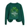 thumbnail image 4 of St Patricks Day Sweatshirt, Long Sleeve Sweatshirts Women, Round Neck Sweatshirt Women's St Patricks Day Printed Sweatshirts Crewneck Long Sleeved Tops Sweatshirt, 4 of 5