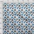 thumbnail image 3 of oneOone Cotton Poplin Medium Blue Fabric Poker Card Sewing Craft Projects Fabric Prints By Yard 42 Inch Wide, 3 of 4