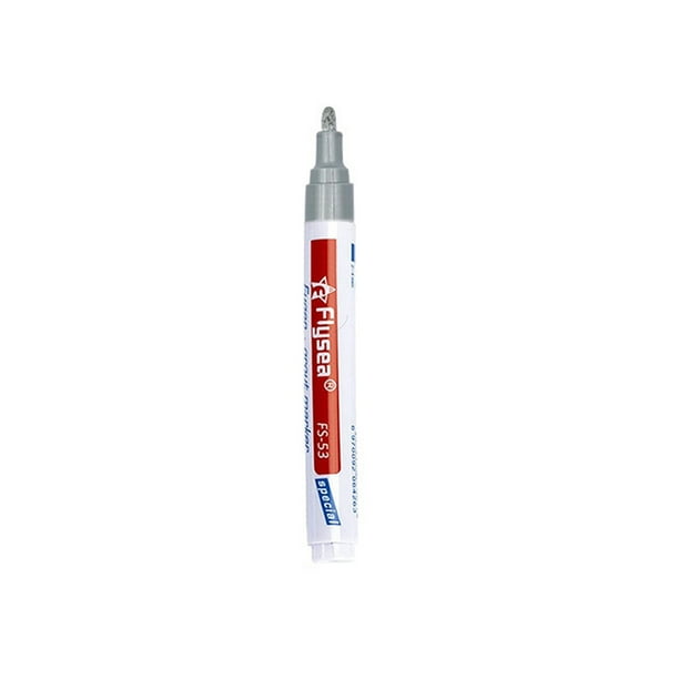 Riwesomey Bolígrafo de reparación Mano de obra fina Aspecto exquisito Sellador de lechada Gris oscuro Artesanía Plata Riwesomey TO007869-09