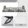 thumbnail image 4 of Jeiento Golf Ball Print Golf Cart Seat Covers Funny Golf Cart Seat Towel Blanket Universal Non-Slip Club Car Seat Cover for 2 Person Seats, 4 of 5
