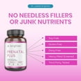 thumbnail image 3 of Dr. Brighten Prenatal Plus - Women’s Formulation, Active B Vitamins, Minerals, Antioxidants for Pregnant or Nursing Mothers, Non-GMO Vegan, No Gluten, No Soy - 180 Capsules, 3 of 6