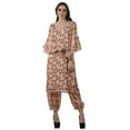 thumbnail image 2 of Moomaya Women's Printed Indian Ethnic Clothing Set-Printed Kurta w/ Pants, Designer Tunic Dress, 2 of 9