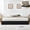 Black, variant on Full Size Bed Frame with Lift Up Storage, Upholstered Platform Bed with Hydraulic Storage, No Headboard Low Profile Design, No Box Spring Needed, Beige