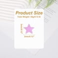 thumbnail image 2 of Uxcell 1.94oz(55g) Confeti de Purpurina en Forma de Estrella, 3mm Purpurina para Manualidades, Confeti Láser para Manualidades, Uñas y Decoración de Fiestas de Bodas y Festivales, Blanco Sólido, 2 of 7