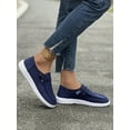 thumbnail image 5 of Womens Slip On Casual Shoes for Women | Lightweight Canvas Sneakers | Memory Foam Loafers Shoes, 5 of 16