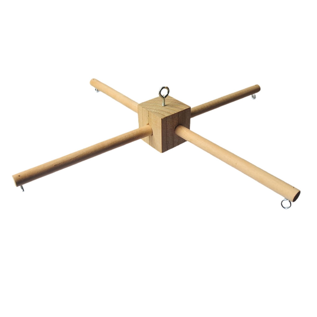 Sofullue Wood Baby Mobile Hanger Baby Crib Mobile Hanger Frame Mobile