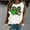 Khaki, variant on St Patricks Day Shirts Crew Neck Top Long Sleeve Shamrock Multicolor Soft Sweatshirts For Women L