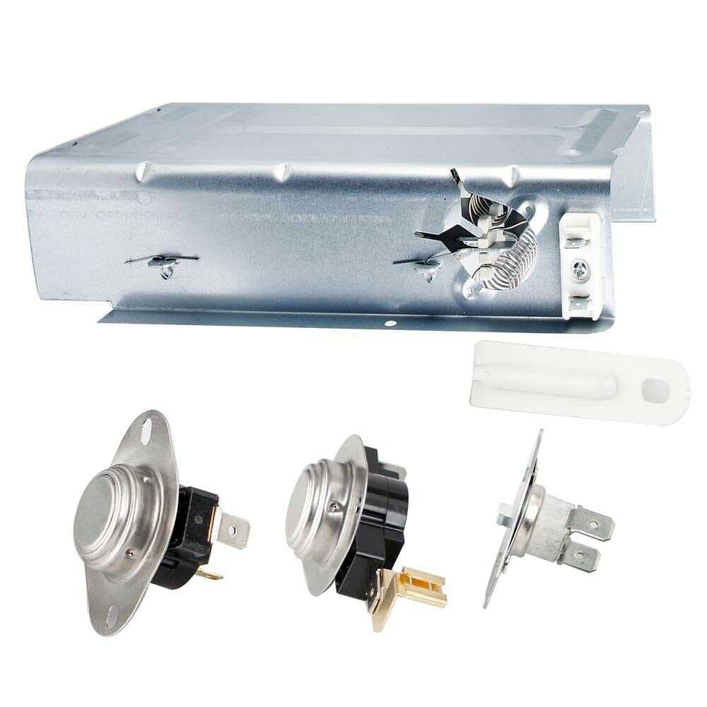 279838 Dryer Heating Element with Thermostat Thermal Fuse 279816 3392519 for Whirlpool Kenmore Maytag Amana Dryer
