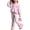 36#Pink, variant on Girls 2 Piece Outfits Lightweight Long Sleeve Sweatshirt Holographic Pastel Gradient Print Retro Flare Wide Leg Pants Kids Fall Clothing Sets For Girls 5‑14 Years