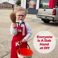thumbnail image 4 of Novelty Place Kid's Apron with Chef Hat Set (3 Set) - Kid's Size (6-12 Year, Red), 4 of 4