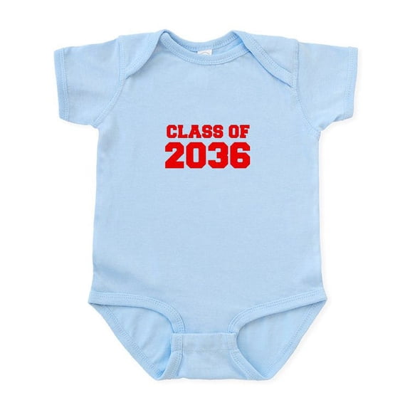 CafePress - CLASS OF 2036 Fre Red 300 Body Suit - Baby Light Bodysuit, Size Newborn - 24 Months