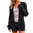 thumbnail image 4 of Idoravan Cardigans for Women Clearance Spring Fashion Women's Casual Pocket Long Sleeve Solid Cover Up Cardigan Tops, 4 of 8