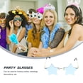 thumbnail image 2 of EeaseMX 1 par de gafas de fiesta de moda irregulares con forma de estrella, 2 of 8