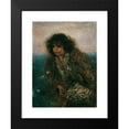 thumbnail image 2 of Anton Romako 19x24 Black Modern Framed Museum Art Print Titled - Italian Fishing Child (1873-1875), 2 of 5