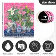 thumbnail image 5 of Yayeee Magnetic Dishwasher Cover for The Front Decoration Home Kitchen Machine Sticker Protector, White Vibrant Flowers, 5 of 6