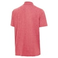 thumbnail image 3 of Men's Antigua  Heather Red USA Swimming Par 3 Polo, 3 of 3