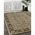 thumbnail image 3 of Ahgly Company Machine Washable Indoor Square Industrial Modern Sepia Brown Area Rugs, 6' Square, 3 of 7