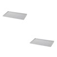 thumbnail image 3 of Decodeary Double Layer Water Drip Tray Holder Made With PP Plastic Convenient And Practical Safe And Reliable grey 2Set, 3 of 6