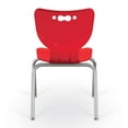 thumbnail image 2 of Balt B2300677 Hierarchy 14 in. Plastic Classroom Chair, Chrome - Red, 2 of 2