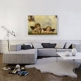 thumbnail image 2 of ARTCANVAS Sistine Madonna - Two Angels Detail - Rectangular 1513 Canvas Art Print by Raphael - Size: 40" x 26" (1.50" Deep), 2 of 9