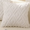 thumbnail image 3 of Pallene Soft Synthetic Decorative Throw Pillow Covers Short Wool Velvet Geometric Pattern For Sofa Couch Living Room, 3 of 3