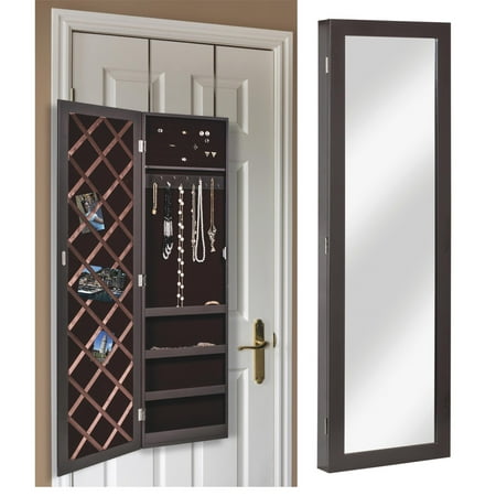 Erias Home Designs Jewelry Armoire Wall Mirror - Walmart.com Erias Home Designs Jewelry Armoire Wall Mirror - Walmart.com