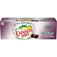 thumbnail image 2 of Canada Dry Black Cherry Sparkling Seltzer Water, 12 fl oz cans, 12 pack, 2 of 7