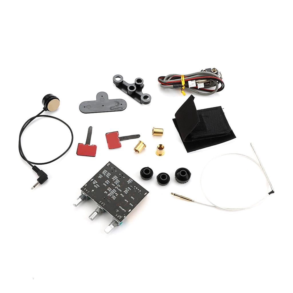 Yihuala Acoustic Guitar Onboard Active Piezo Pick Up EQ Preamp Piezo Guitar Pickup Source Preamp