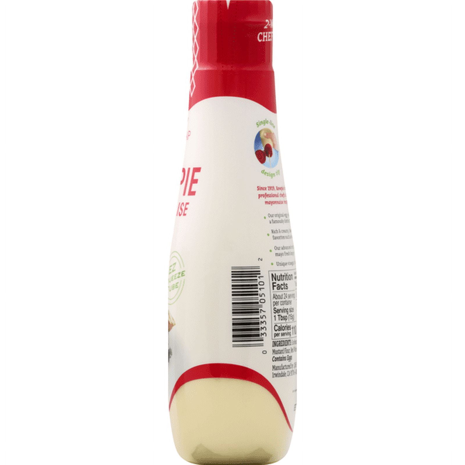 Kewpie Mayonnaise - Japanese Mayo Sandwich Spread Squeeze Bottle - 12 Ounces (Pack of 2) (1 PACK)