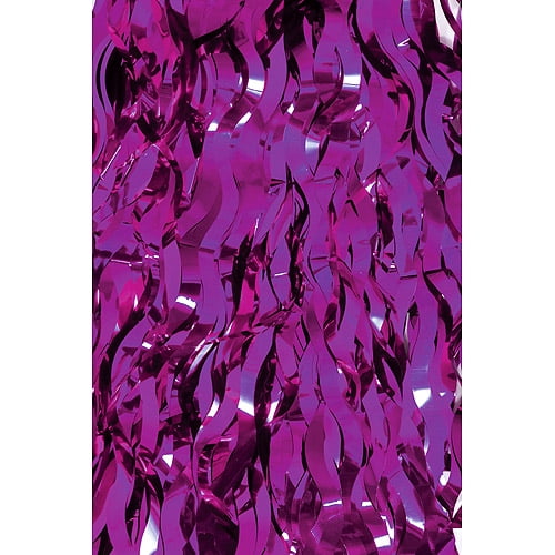 Wavy Foil TableSkirt, Purple
