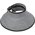 thumbnail image 1 of Sombrero de paja enrollable UPF 50+ de ala ancha para mujer, visera plegable, negro Adepaton HMYH210-2, 1 of 5