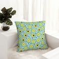 thumbnail image 6 of Yiaed Avocado and Hearts Print Pillow Covers Super Soft Decorative Square Throw Pillow Covers Case Cushion Covers for Sofa Couch Bedroom Car Decor（No pillow core）-26"x26", 6 of 7