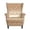 Beige Floral, variant on Qpednta Pink Rose Wingback Chair Covers, 2 PCS Wingback Chair Slipcover for Leather Chair, Elastic Stain Resistant Armchair Cover for Guest Room