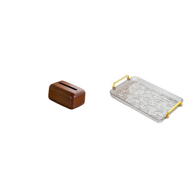 Organizador Rectangular Multifuncional Para Pañuelos De Papel Y Servilletas Con Asa, Ideal Para La Cocina, El Coche, Como Bandeja Para Postres, Mesa De Centro, Joyero, Comedor, Decoración Del