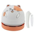 thumbnail image 2 of Desktop Vacuum Cleaner Mini Table Dust Vaccum Cleaner Portable Table Dust Sweeper with Vacuum Nozzle Cleaning Brush for Cleaning Dust Crumbs Computer Car, 2 of 8