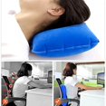 thumbnail image 4 of Blue Ultralight Inflatable Nylon Air Travel Pillow for Camping and Sleep, 4 of 4