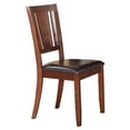 thumbnail image 3 of East West Furniture Dudley 38" Faux Leather Dining Chairs in Mahogany (Set of 2), 3 of 4