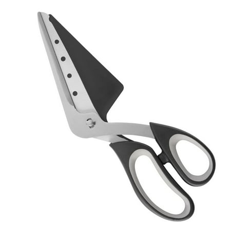 XKHBDL Pizza Scissors, Pizza Cutter with Shovel, Food-Grade Sharp Stainless Steel Blade and Soft Grip Handle, Multifunctional Kitchen Scissors