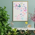 thumbnail image 3 of 1set 57 pcs Colorful Butterfly Wall Decal Beautiful Insect PVC Wall Self-adhesive Stickers Removable Wall Art for Girl's Room Window Decoration 75x29cm, 3 of 7