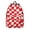 Red and White, variant on Brown and White Checkered Pattern Backpack for School, Cute School Bag with Adjustable Shoulder Straps and Padded Back, 15.7"x11.8"x5.5"