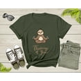 thumbnail image 6 of Thinking of You Sloth Yoga Meditation Animal Sit Relaxing T-Shirt Cute Cool Sloth Lover Gift T Shirt for Men Women Kids Boys Girls Tshirt, 6 of 8