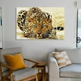 thumbnail image 6 of Leopard with Bright Blue Eyes Canvas Art Poster And Wall Art Picture Print Modern Family Bedroom Decor Posters,Unframe-style,12x18inch(30x45cm), 6 of 8