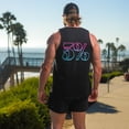 thumbnail image 6 of 5% Nutrition Rich Piana Mens Black Tank Top, FivePercenter ForLife Sleeveless Bodybuilding Gym Shirt, 6 of 7