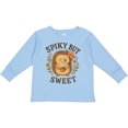 thumbnail image 3 of Inktastic Spiky but Sweet Hedgehog Cute Nature Boys or Girls Long Sleeve Toddler T-Shirt, 3 of 5