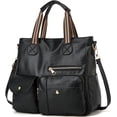 thumbnail image 1 of LHSHID Women Fashion Handbags Satchel Purse PU Leather Shoulder Bag Corssbody Bag Tote for Work School Travel, 1 of 4