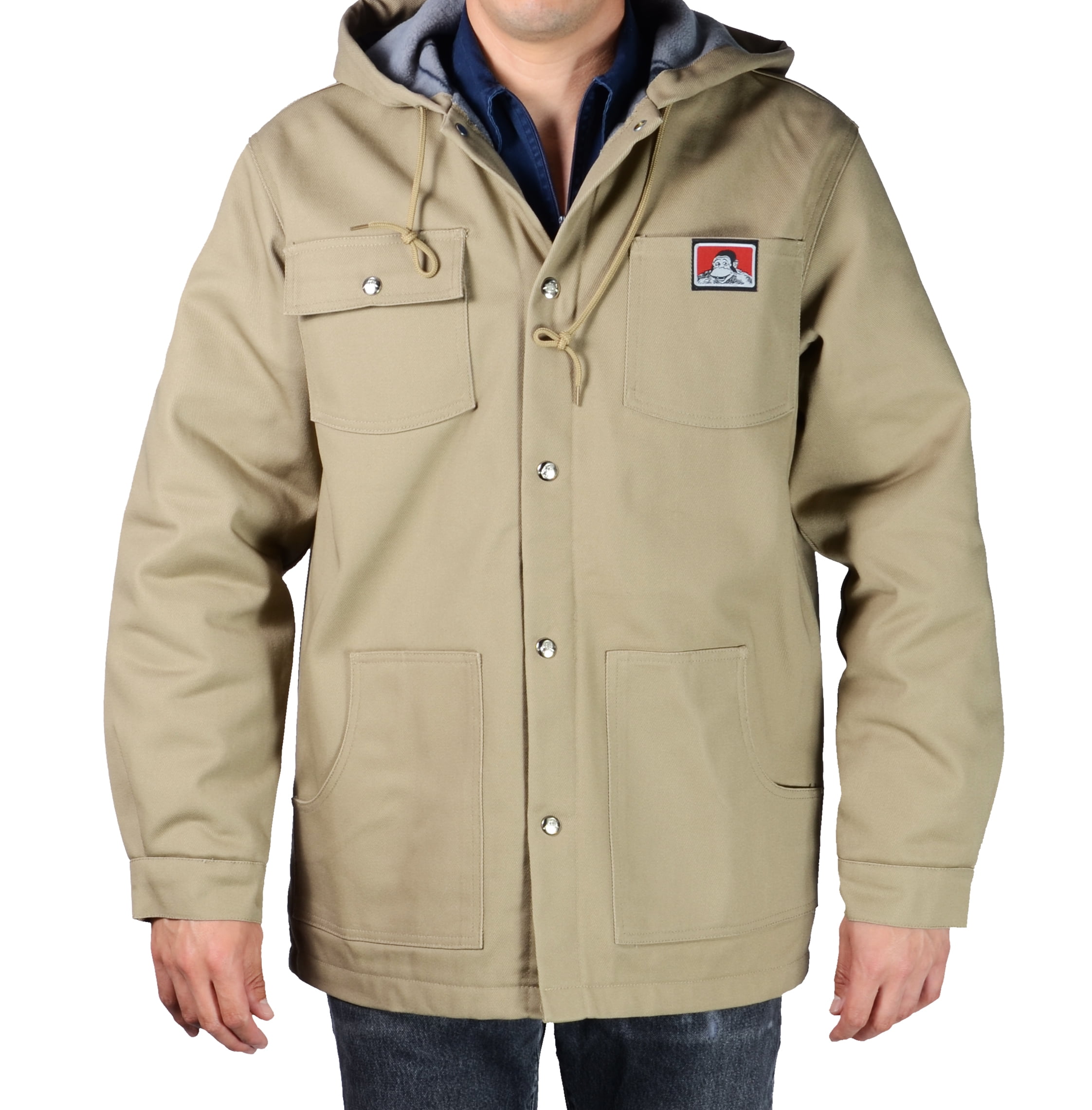 Ben Davis Hooded Jacket, Front Snap